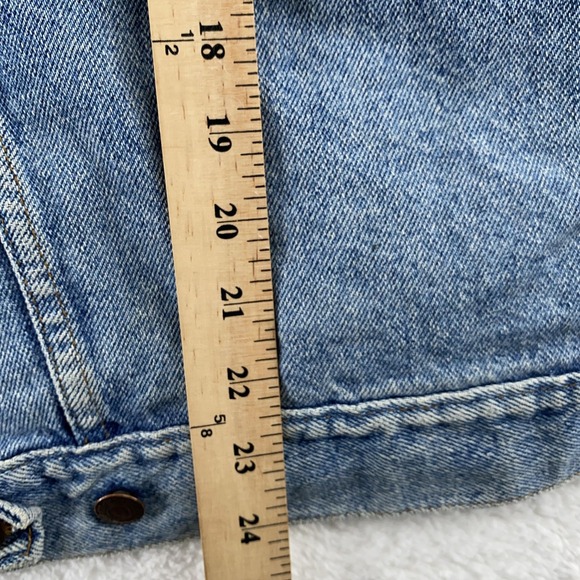 Vintage Levis Denim Jacket XS Trucker Made USA 70507 4890 Distressed 90s - Picture 8 of 12